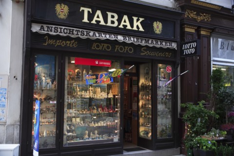 Tobacconist and souvenir shop. Photo : Bennett Dean