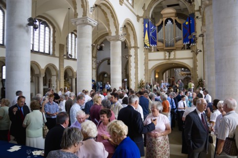 The Anglican Cathedral Church of St Thomas of Canterbury with a reception in the nave after the