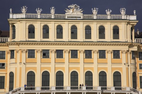 Schonnbrunn Palace exterior facade. Photo : Bennett Dean