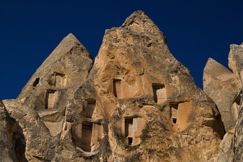 Sword Valley eroded rock formations. The valley got its name because of the appearance of sharpness