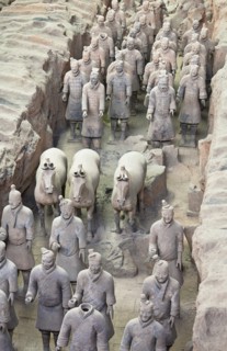 Terracotta army. Photo: Mel Longhurst