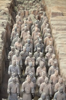 Terracotta army. Photo: Mel Longhurst
