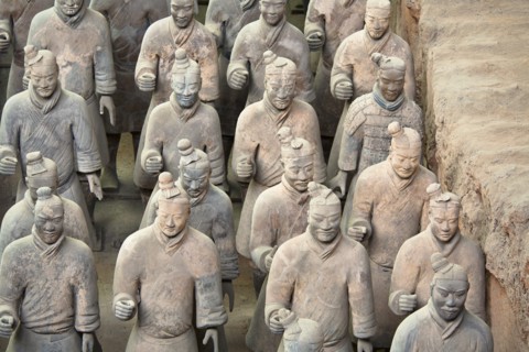 Terracotta army. Photo: Mel Longhurst