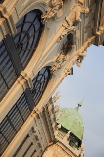 Detail of Belvedere Palace carved exterior. Photo : Bennett Dean