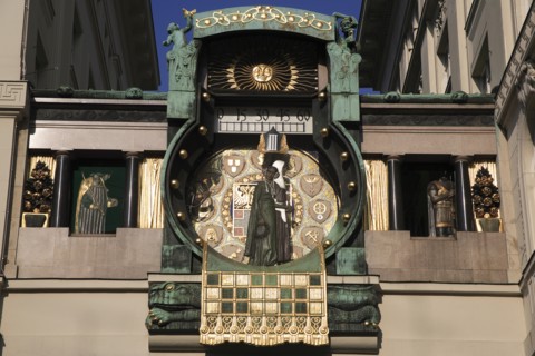 The Anker Clock at Hoher Market. Photo : Bennett Dean