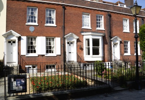 The Charles Dickens Birthplace Museum in Old Commercial Road. He was born here in 1812 and lived