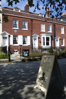 The Charles Dickens Birthplace Museum in Old Commercial Road. He was born here in 1812 and lived