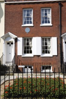 The Charles Dickens Birthplace Museum in Old Commercial Road. He was born here in 1812 and lived