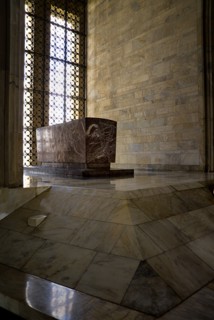 Mausoleum of Mustafa Kemal Ataturk founder of the modern Turkish Republic and first president in