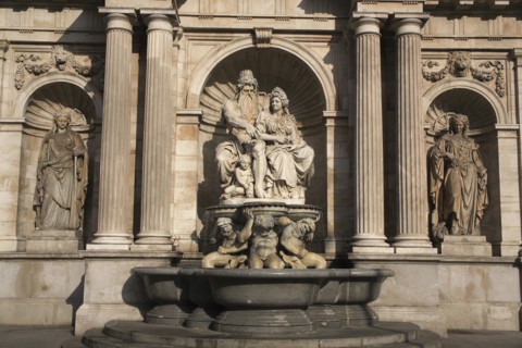 Danubius Fountain at the Albertina Museum. Photo: Bennett Dean