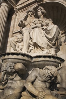 Danubius Fountain at the Albertina Museum. Photo: Bennett Dean