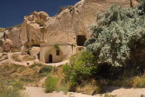 Zelve Open Air Museum. Abandoned monastic cave town inhabited until 1952 when the valley was deemed