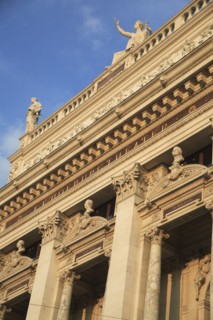 Hofburg Theatre exterior detail. Photo : Bennett Dean