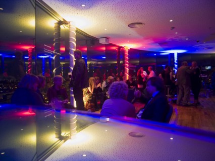 St James Gate Gravity Bar at the top of the Guinness Storehouse visitor attraction. Photo: Stephen
