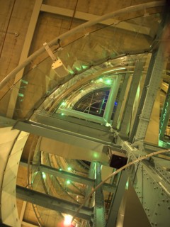 St James Gate view up through the Guinness Storehouse visitor attraction. Photo : Stephen Rafferty