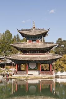 Deyue pavilion and Black Dragon Pool. Photo: Mel Longhurst