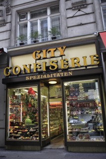 Confectionary shop exterior. Photo: Bennett Dean