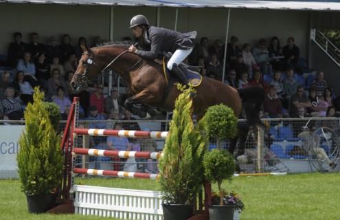 Show jumping event at the Royal Highland Showground. Photo: Steve Lindridge