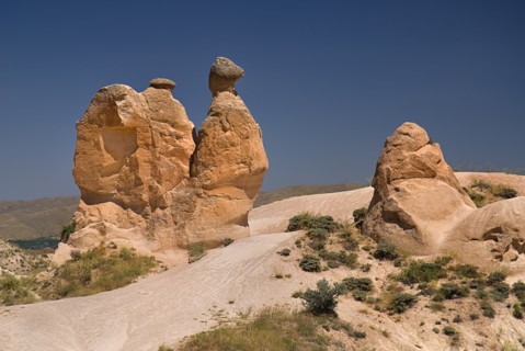 The Camel rock formation in Devrent Valley also known as Imaginery Valley or Pink Valley. Photo: