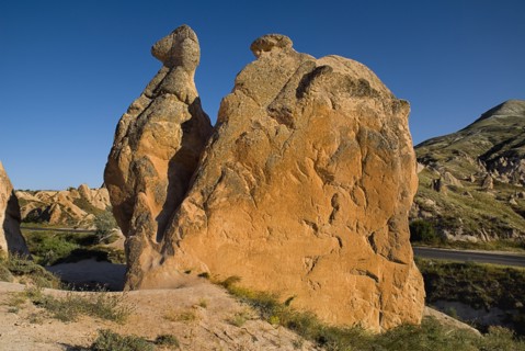 The Camel rock formation in Devrent Valley also known as Imaginery Valley or Pink Valley. Photo: