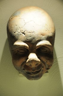 Mexico, Bajio, Zacatecas, Mask mould in the Museo Rafael Coronel. 
Photo : Nick Bonetti