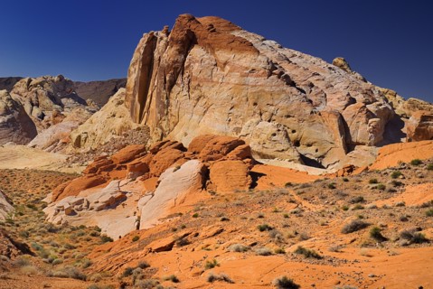 USA, Nevada, Valley of Fire State Park, Rock formations. 
Photo : Hugh Rooney