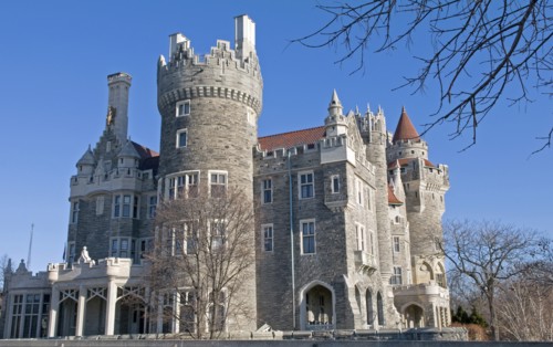 Canada, Ontario, Toronto, Casa Loma mansion built between 1911 and 1914 is now a museum and popular