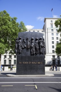 England, London, Westminster Whitehall Memorial for the Women of World War Two. 
Photo : Stephen