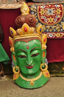 PAPIER MACHE MASKS OF DEMONS AND DEITIES -  FOLK ART OF NEPAL