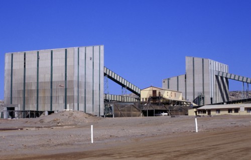 Namibia, Namib Naukluft desert, Diamond mine in the Diamond coast region of the Namib Naukluft