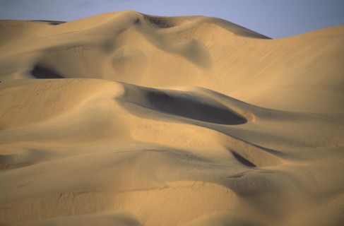 Namibia, Namib, Naukluft Desert, Sand dunes in the De Beers Diamond mining area. 
Photo : Adrian