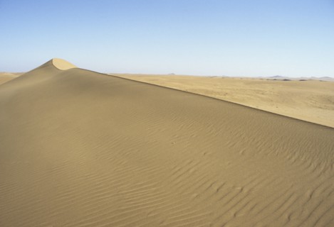 Namibia, Namib, Naukluft Desert, Sand dunes in the De Beers Diamond mining area. 
Photo : Adrian