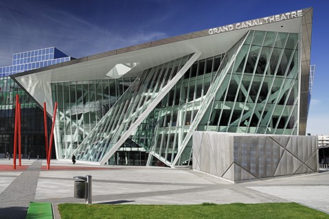 Ireland, County Dublin, Dublin City, Grand Canal Theatre modern 2000 seat auditorium in the
