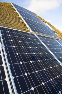Architecture, Environment, Solar Panels, Alternative Energy Electricity Solar photovoltaic roof