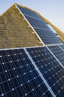 Architecture, Environment, Solar Panels, Alternative Energy Electricity Solar photovoltaic roof