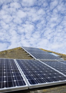 Architecture, Environment, Solar Panels, Alternative Energy Electricity Solar photovoltaic roof