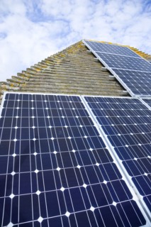 Architecture, Environment, Solar Panels, Alternative Energy Electricity Solar photovoltaic roof