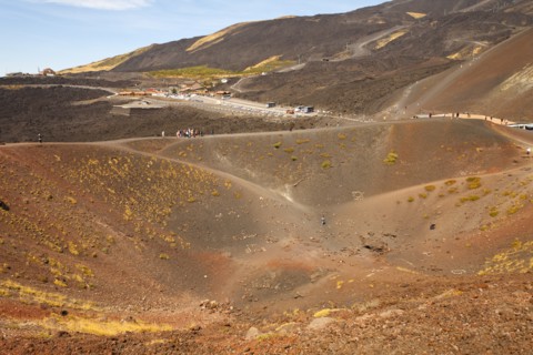 Italy, Sicily, Mount Etna, Volcano. Silvestri Crater. 
Photo : Mel Longhurst