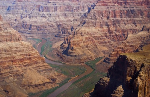 USA, Arizona, Grand Canyon, Aerial view of the western Grand Canyon. 
Photo : Chris Penn