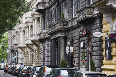 Andrassy Ut premier shopping district in central Pest.