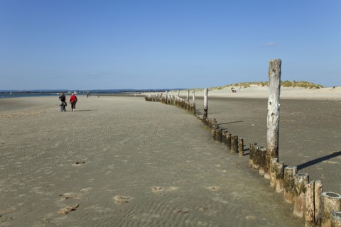 East Head sandy beach.