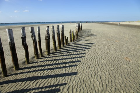East Head sandy beach.