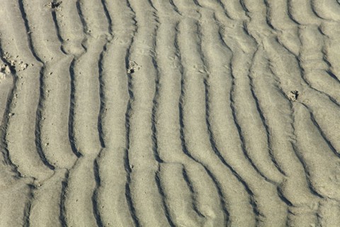 East Head Patterns in the sand at low tide.