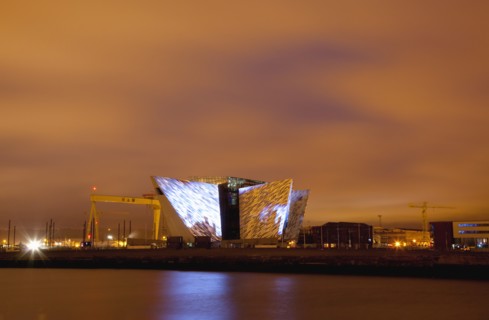 Titanic Quarter Visitor centre designed by Civic Arts & Eric R Kuhne