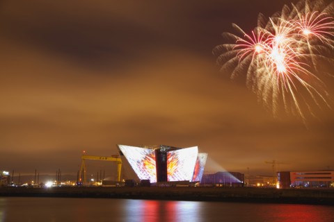 Titanic Quarter Visitor centre designed by Civic Arts & Eric R Kuhne