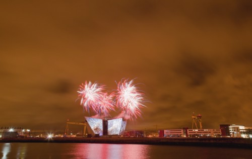 Titanic Quarter Visitor centre designed by Civic Arts & Eric R Kuhne