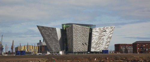 Titanic Quarter Visitor centre designed by Civic Arts & Eric R Kuhne.