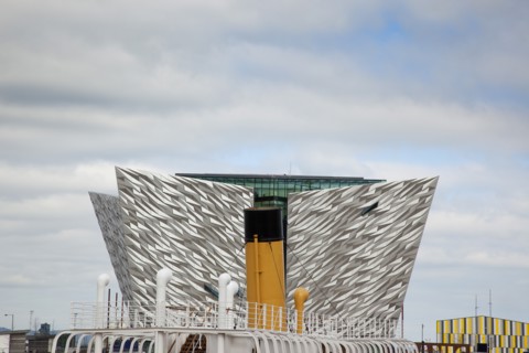 Titanic Quarter Visitor centre designed by Civic Arts & Eric R Kuhne