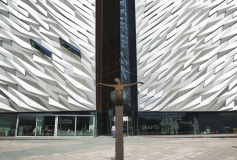 Titanic Quarter Visitor centre designed by Civic Arts & Eric R Kuhne