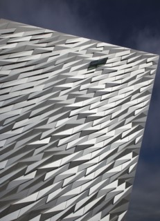 Titanic Quarter Visitor centre designed by Civic Arts & Eric R Kuhne.